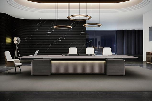 簡約現代會議桌-23