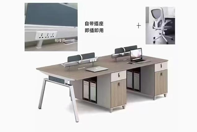 簡(jiǎn)約現(xiàn)代職員桌-23